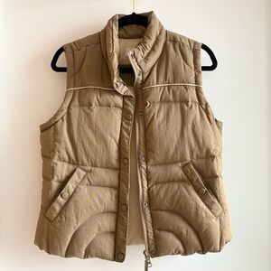 Vintage Jacob Women's Khaki Green Down Puffer Vest
